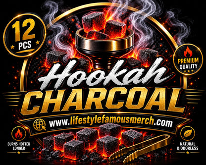 12pcs Coconut Shell Hookah Charcoal