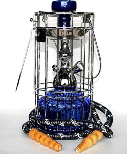 Mya QT 14” Hookah Shisha Set Single Hose Long Lasting Smooth Smoke