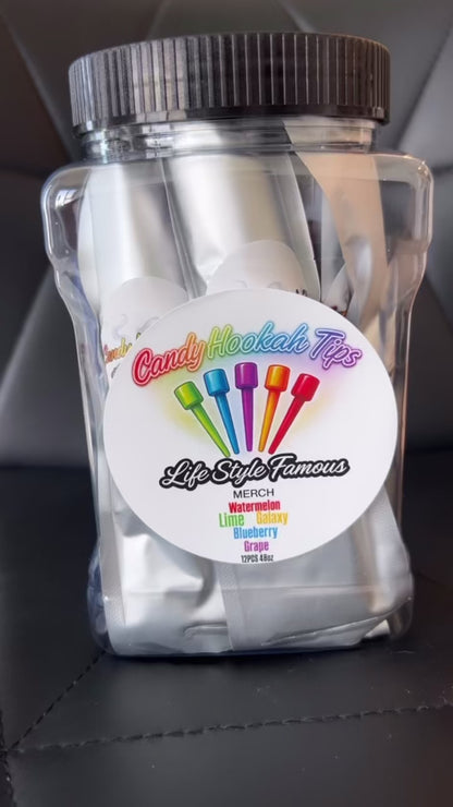 Jumbo Multi Mixed Candy Hookah Tips 12 Pcs 48 oz